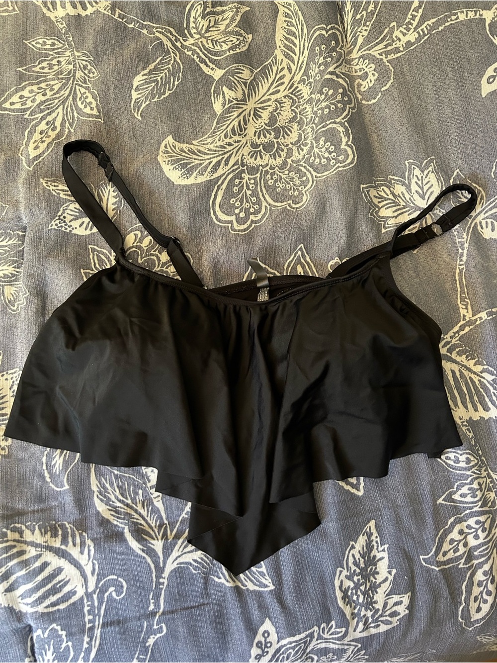 torrid Black Swim Top with Adjustable Straps